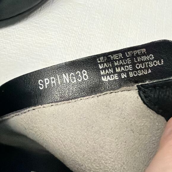 Miz Mooz Black Ankle Booties with Button Accents - Picture 7 of 12